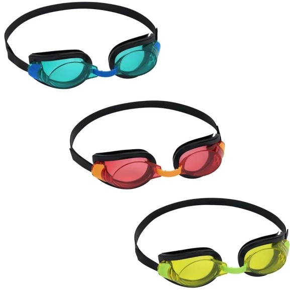 Bestway Junior Pro Racer Swimming Goggles, Assorted-1Piece - 21005