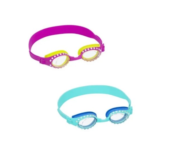 Bestway Sparkle 'n Shine Swimming Goggles, Assorted-1Piece - 21110