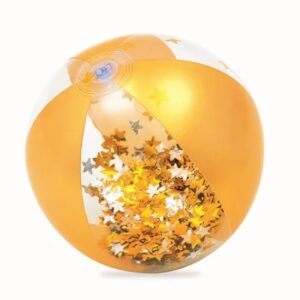 Bestway 41cm Glitter Fusion Beach Ball, Orange - 31050-O