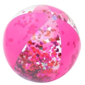 Bestway 41cm Glitter Fusion Beach Ball, Pink - 31050-P