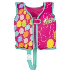 Bestway Swim Safe ABC AquaStar Fabric Toddler Swim Vest, Pink - 32176-P