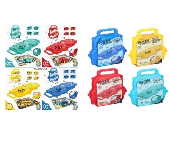 JZC Puzzle Track β 3-in-1 Toy Set for Kids, Assorted 1piece - 6688-353