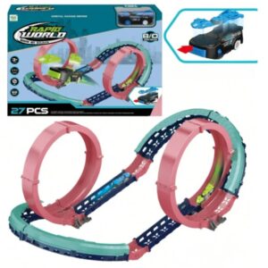 JZC Electric Collision Blasting Rail Car Toy - 6688-506