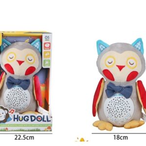 Hug Doll Calming Owl Projector Plush Toy - 988-38