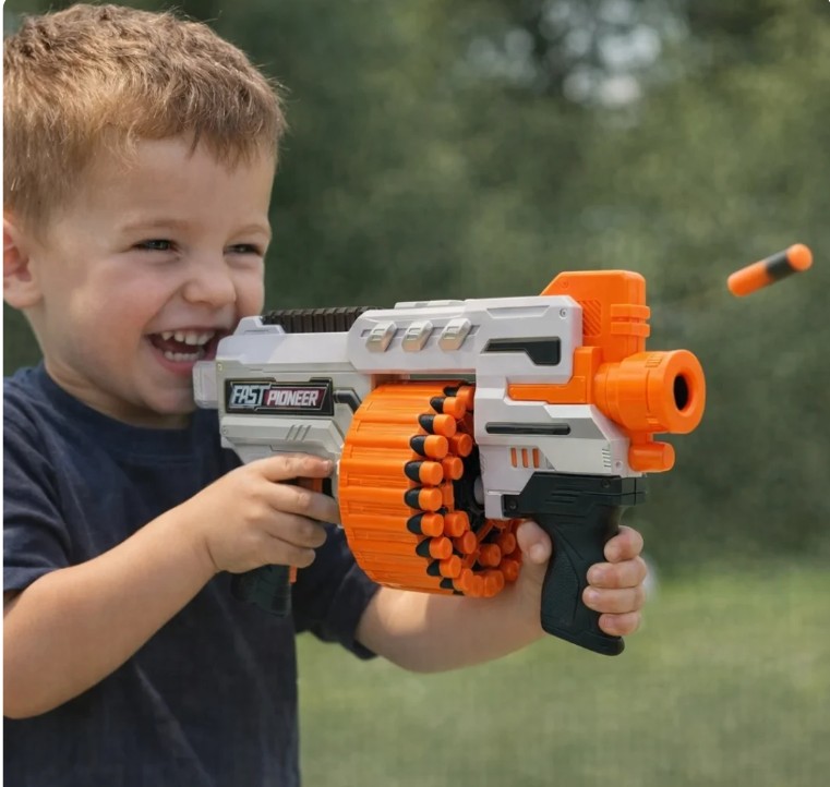 Fast Pioneer Electric Soft Bullet Toy Gun - BIG547-1 - Image 3