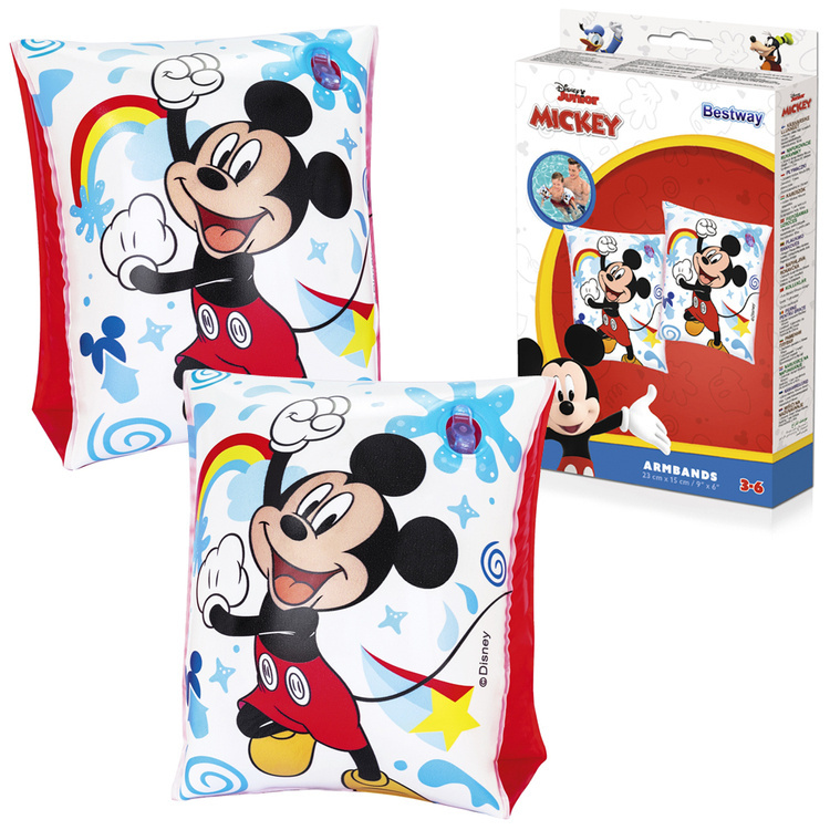 Bestway Mickey Mouse Design Armbands, 23cm x 15cm - 91002 - Image 2