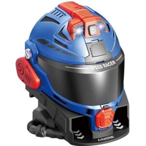 Snapkid Pilot Helmet Racetrack Set, Blue - SK-639JB