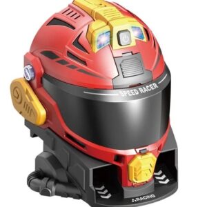 Snapkid Pilot Helmet Racetrack Set, Red - SK-639XB