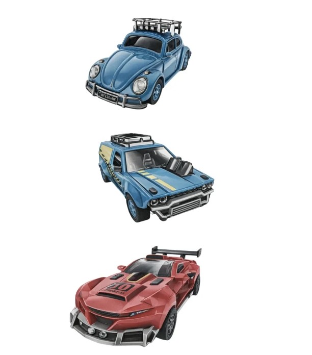 Snapkid Sliding Akloy Car, Assorted 3pieces - SK-S3 - Image 2