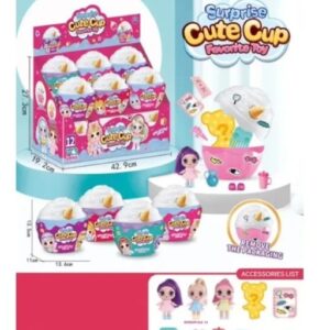 Pocket Toys Rainbocorns Cutie Cupcake Unicorn Blind Box, Assorted - K2801