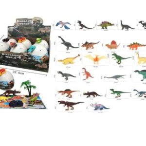 Pocket Toys Dinosaur World Dino Eggs, Assorted 6Pcs - 929-178