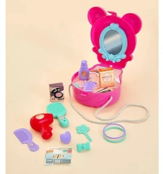 Pocket Toys Dressing Shoulder Bear Bag with Accessories 19 pcs set - KL01-1 - Image 2
