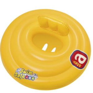 Bestway Swimsafe Baby Seat Triple Ring 69cm, Yellow - 32096