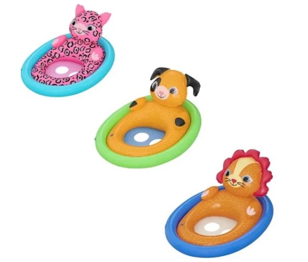Bestway Lil Animal Baby Boat, Assorted 76cm x 55cm - 34180