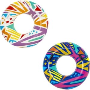 Bestway Geometric Swim Ring 1.07m, Assorted 1-Piece - 36228