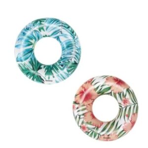 Bestway Tropical Palms Swim Ring 1.19m, Assorted 1 Piece - 36237