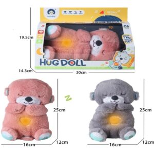 Hug Doll Breathing Bear Plush Toy, Assorted 1 Piece - 988-39