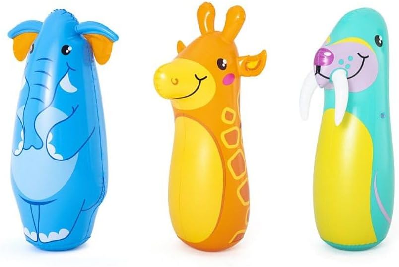 Bestway 89cm Animal Bop Bags, Assorted-1Piece - 52152