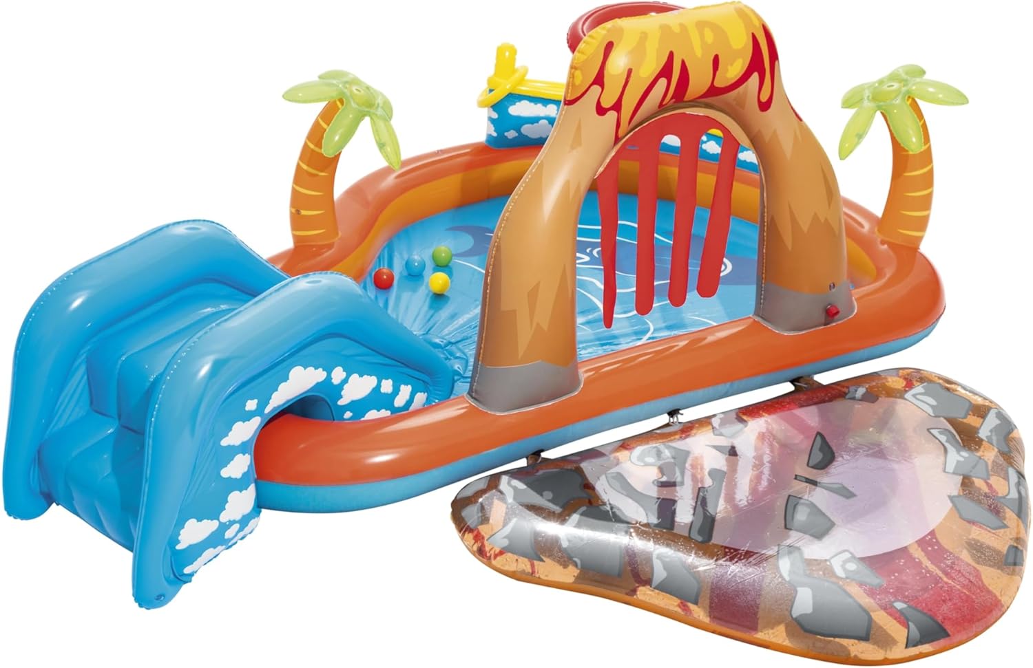 Bestway Lava Lagoon Play Center for Kids 2.65m x 2.65m x 1.04m - 53069 - Image 2
