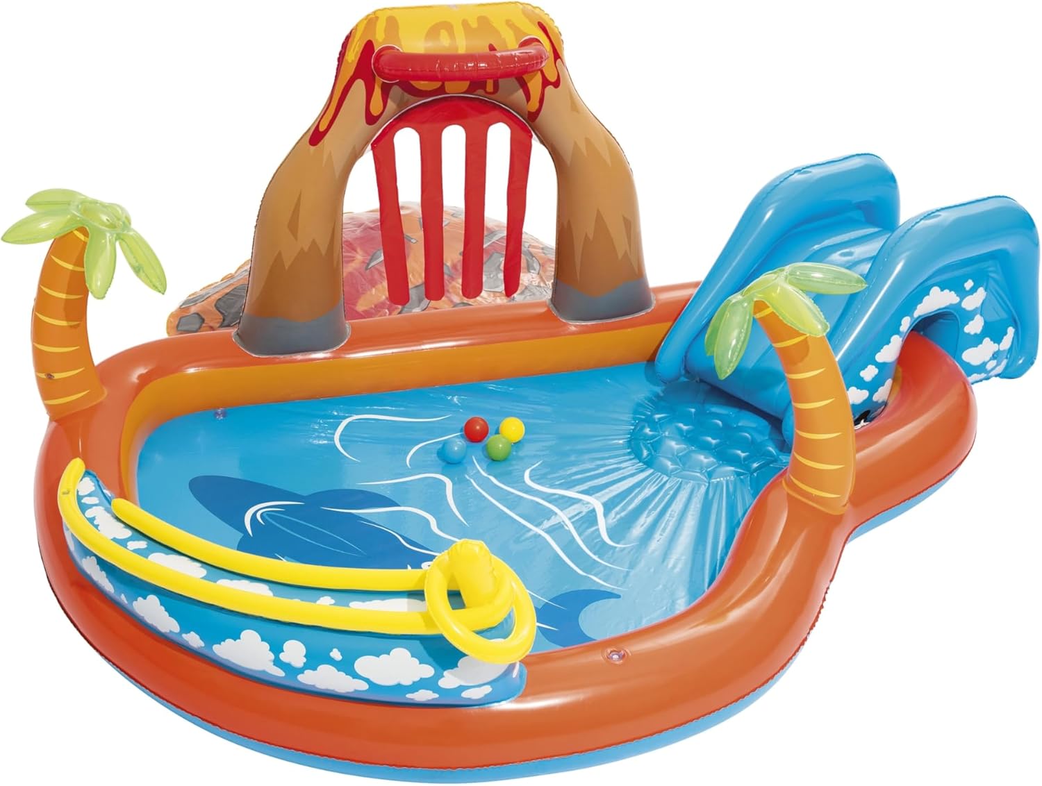 Bestway Lava Lagoon Play Center for Kids 2.65m x 2.65m x 1.04m - 53069