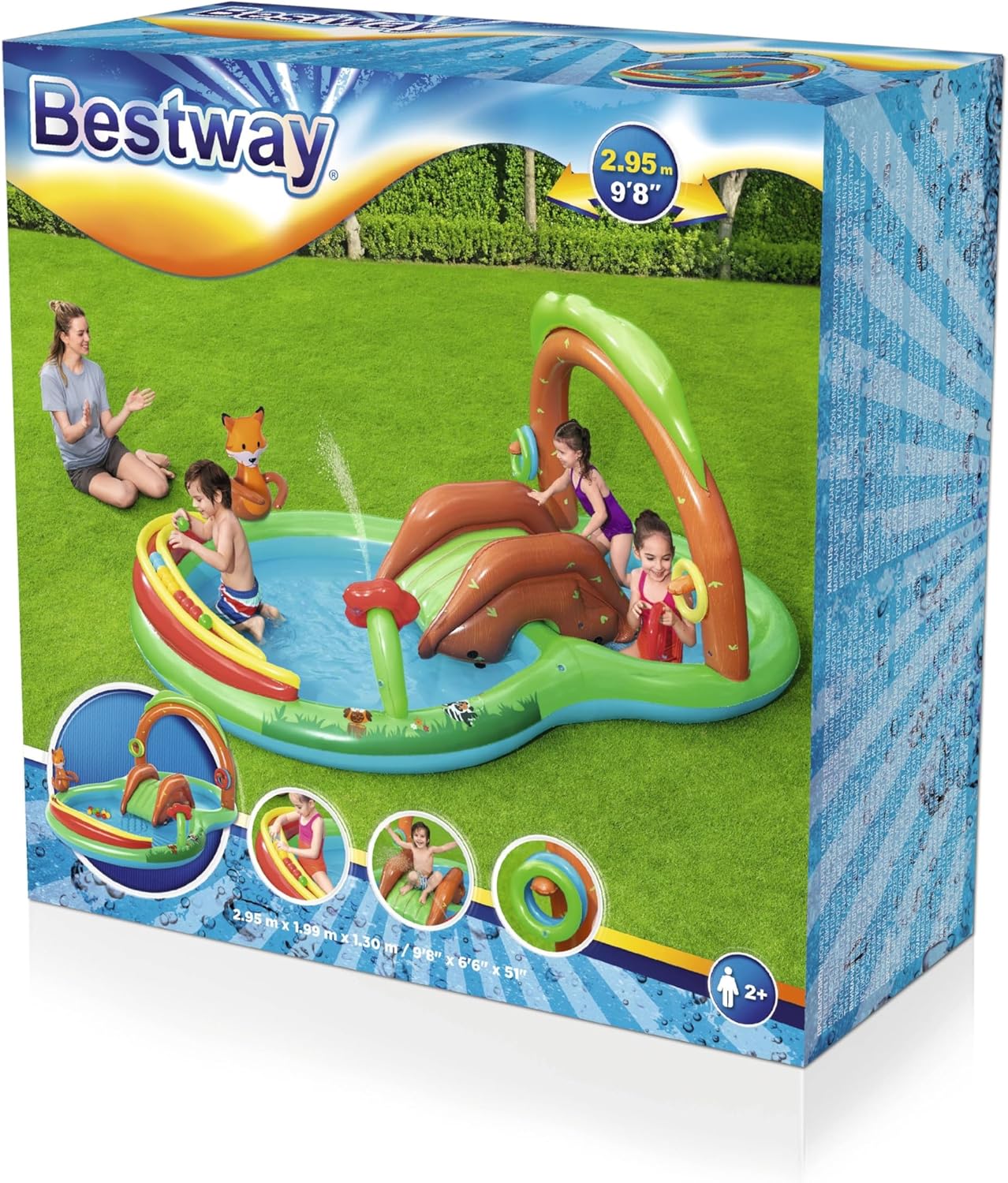Bestway Friendly Woods Play Center 2.95m x 1.99m x 1.30m - 53093 - Image 5