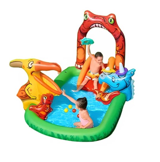 Bestway Jurassic Splash Kids Inflatable Water Play Center and Pool 2.41m x 1.40m x 1.37m - 53160 - Image 3