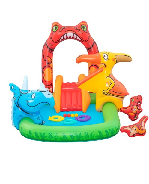 Bestway Jurassic Splash Kids Inflatable Water Play Center and Pool 2.41m x 1.40m x 1.37m - 53160 - Image 2