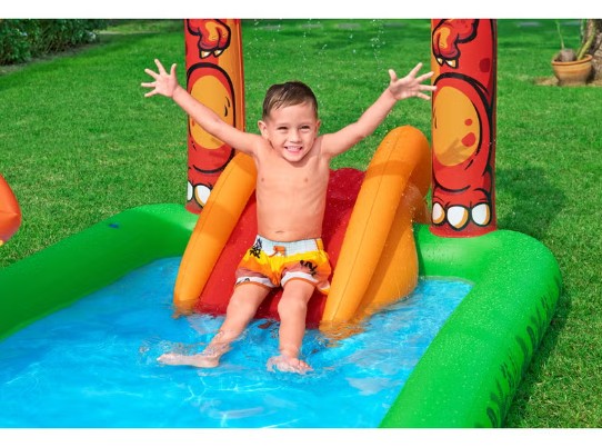 Bestway Jurassic Splash Kids Inflatable Water Play Center and Pool 2.41m x 1.40m x 1.37m - 53160 - Image 5