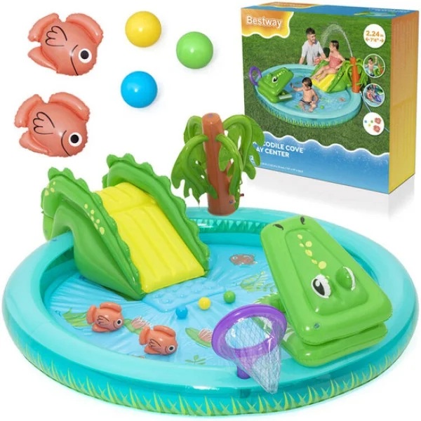 Bestway Crocodile Cove Play Center 2.24m x 1.81m x 72cm - 53166 - Image 4