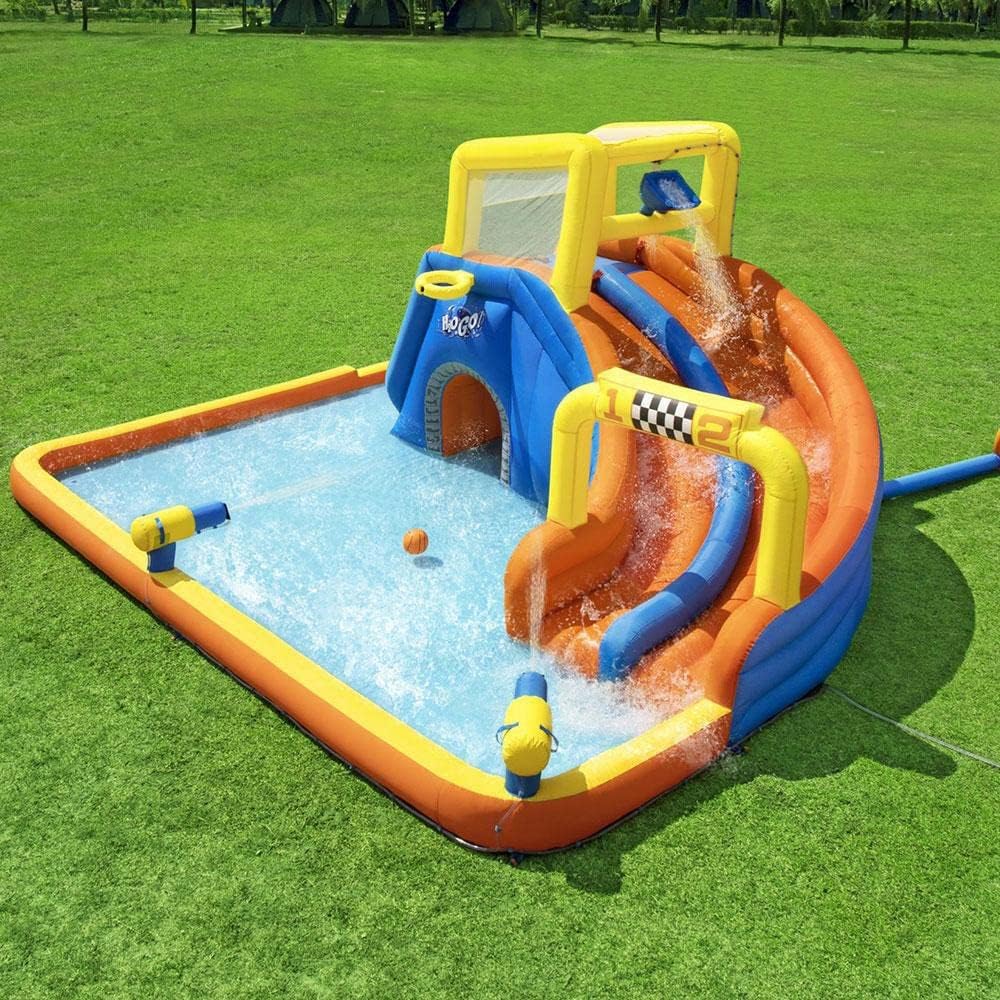 Bestway H2OGO! Super Speed Way Mega Water Park Inflatable Pool, 5.51m x 5.02m x 2.65m - 53377 - Image 3