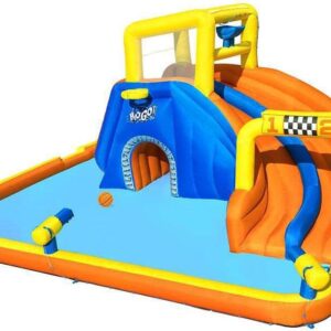 Bestway H2OGO! Super Speed Way Mega Water Park Inflatable Pool, 5.51m x 5.02m x 2.65m - 53377