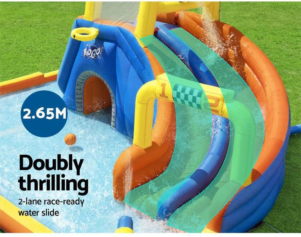 Bestway H2OGO! Super Speed Way Mega Water Park Inflatable Pool, 5.51m x 5.02m x 2.65m - 53377 - Image 4