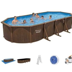 Bestway Oval Pool Set 7.32m x 3.66m x 1.32m - 561CW
