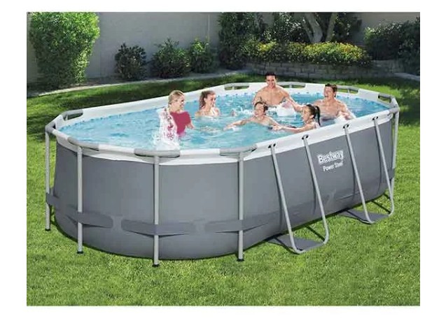 Bestway Power Steel Oval Pool Set, 4.27m x 2.50m x 1.00m - 56620 - Image 3