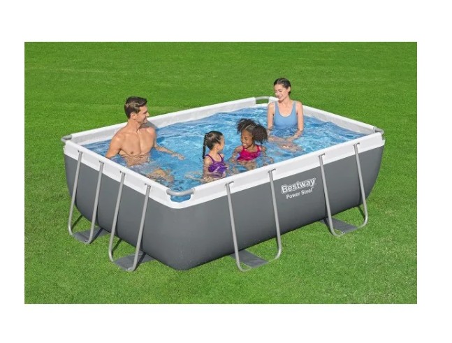 Bestway Power Steel Rectangular Frame Pool, 2.82m x 1.96m x 84cm - 56629 - Image 3