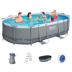 Bestway Oval Pool Set, 4.88m x 3.05m x 1.07m - 56448
