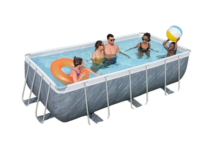Bestway Power Steel Rectangular Pool Set, 4.04m x 2.01m x 1.00m - 56721 - Image 2