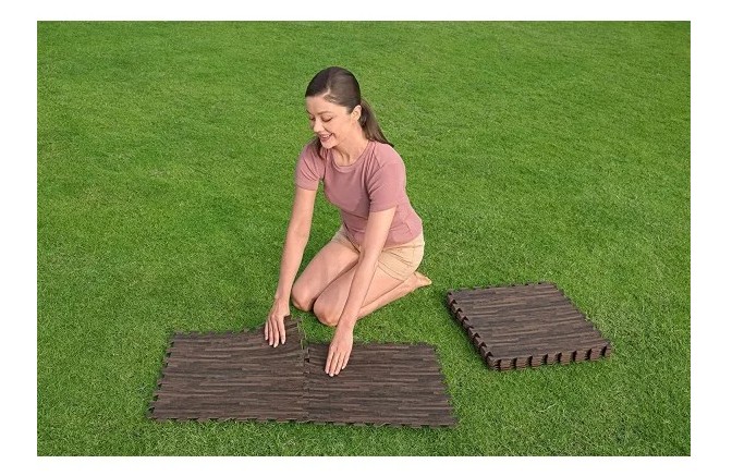 Bestway Decorative Pool Floor Protector, Set of 12, 50 x 50cm - 58712 - Image 3