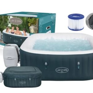 Bestway Lay-Z-Spa Ibiza AirJet Hot Tub, 1.80m x 1.80m x 66cm - 60015