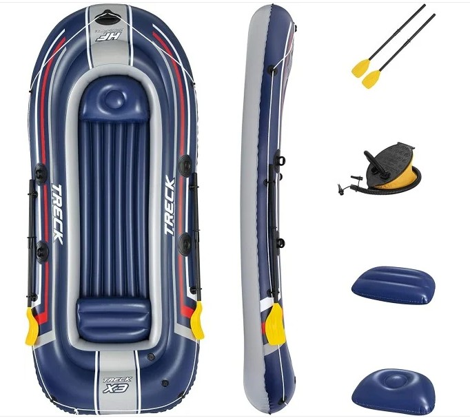 Bestway Hydro-Force Treck Inflatable boat, 3 Person 3.07m x 1.26m - 61110 - Image 2