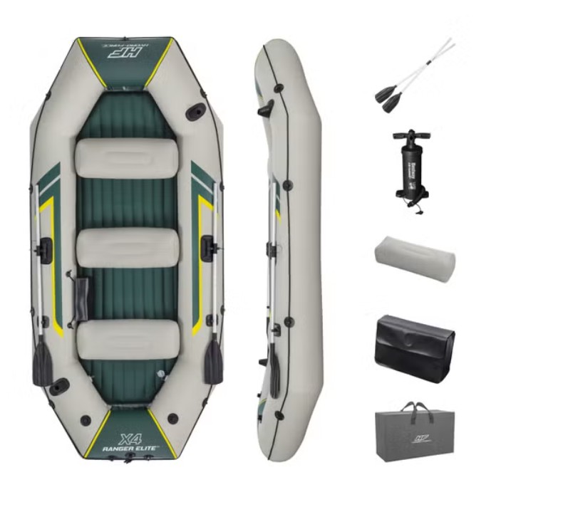 Bestway Ranger Elite X4 Raft Set, 3.20m x 1.48m x 47cm - 65157