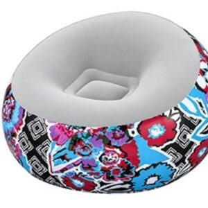 Bestway Inflatable Armchair Single Chair, Multicolour, 1.12m x 1.12m x 66cm - 75111