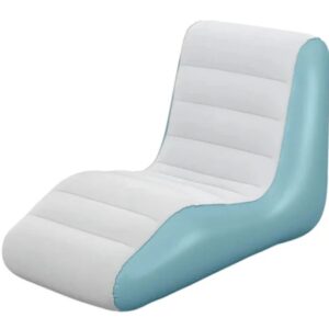 Bestway Leisure Luxe Chaise Inflatable Chair Lounger, 1.33m x 79cm x 88cm - 75127