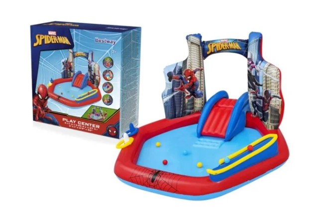 Bestway Spider-Man Inflatable Play Center 2.11m x 2.06m x 1.27m - 98793