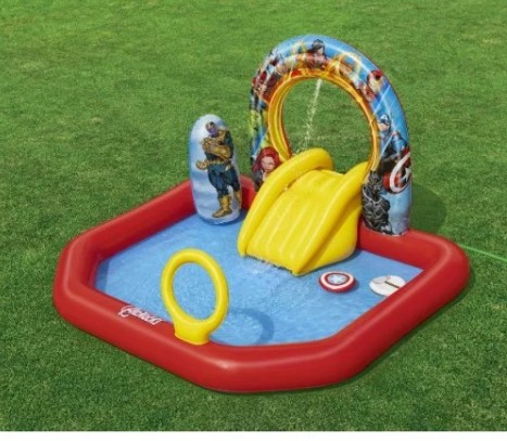Bestway Marvel's Avengers Assemble Kids Inflatable Water Play Center - 98800 - Image 2