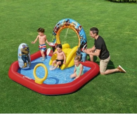 Bestway Marvel's Avengers Assemble Kids Inflatable Water Play Center - 98800 - Image 3