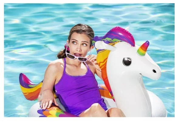 Bestway Fantasy Unicorn Swim Ring 1.19m x 91cm - 36159 - Image 2