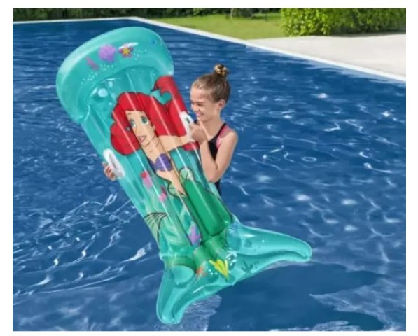 Bestway Disney Little Mermaid Air Mattress, 158cm x 81cm - 9101F - Image 2