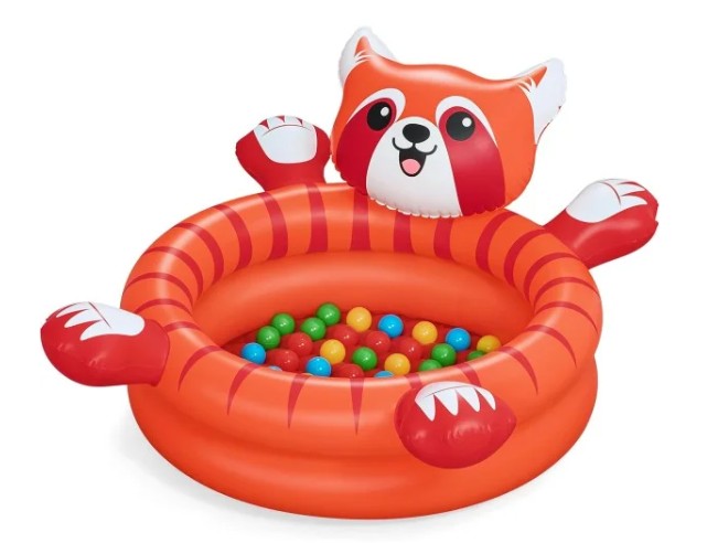 Bestway 1.07m x 94cm x 58cm Playful Red Panda Ball Pit - 52702