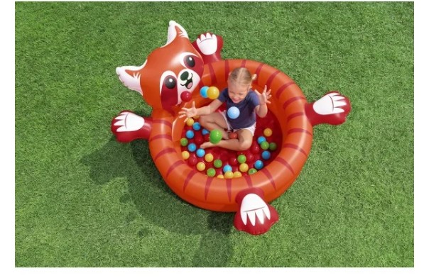 Bestway 1.07m x 94cm x 58cm Playful Red Panda Ball Pit - 52702 - Image 2